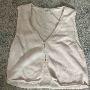 Wilfred Light Pink Knit Vest